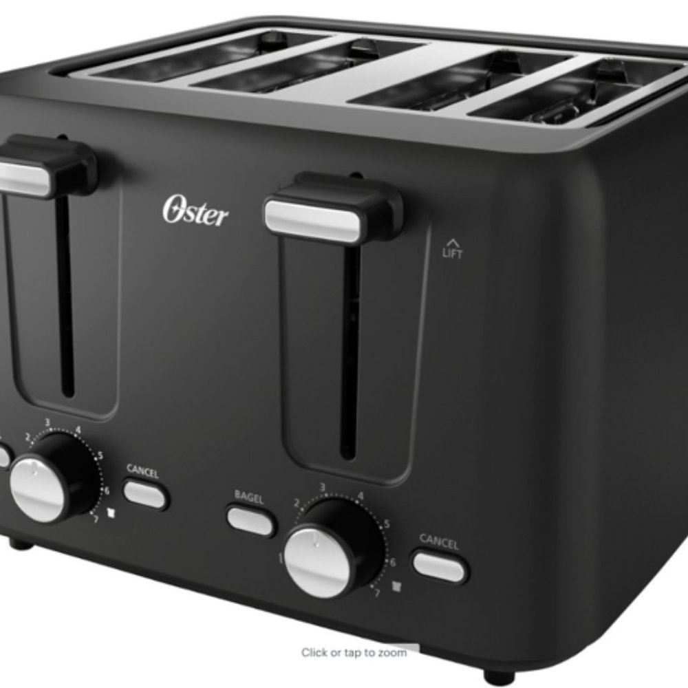 4 Slice Toaster -  Black By Oster branch
